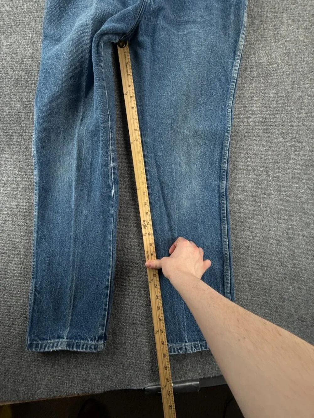 VTG Wrangler Scovill Misses Women Blue Denim Jeans USA Made MX319KA